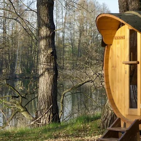 Glampingzelt Auf Naturcampingplatz Am